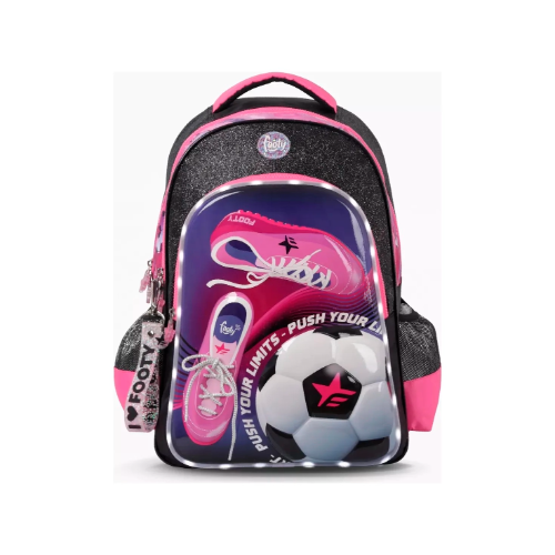 156482 MOCHILA ESPALDA 18 PULGADAS CON LED GIRLS SOCCER FOOTY - Imagen 1
