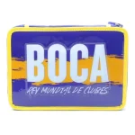 CARTUCHERA 1 PISO PVC BOCA JUNIORS INCLUYE UTILES