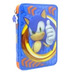 CARTUCHERA 1 PISO PVC SONIC, INCLUYE UTILES CRESKO - Imagen 3