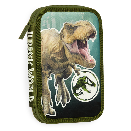 156669 CARTUCHERA 1 PISO JURASSIC WORLD - Imagen 1