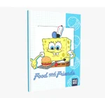 CUADERNO 17X22 TAPA DURA COSIDO BOB ESPONJA X 48 HOJAS