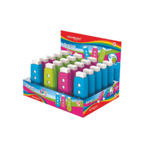 GOMA BORRAR SMILE RETRACTIL BLISTER X 1 KEYROAD