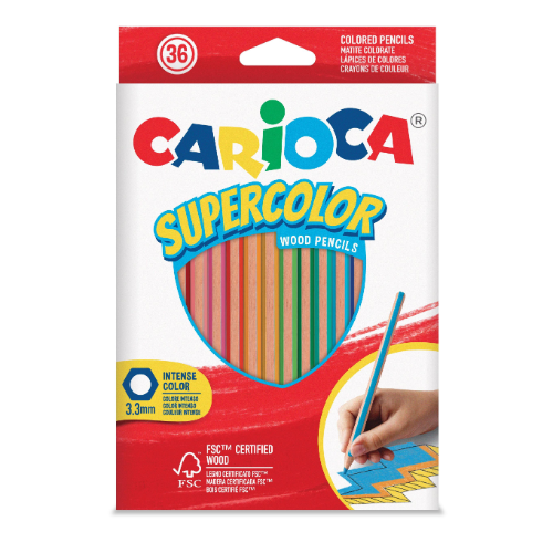 LAPIZ COLOR X 36 LARGOS SUPERCOLOR CARIOCA