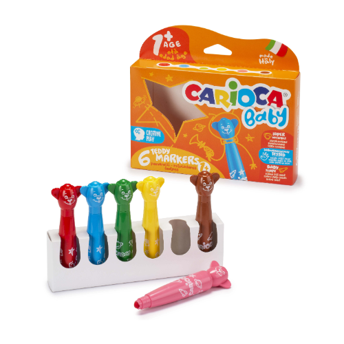 MARCADOR X 6 BABY TEDDY CARIOCA
