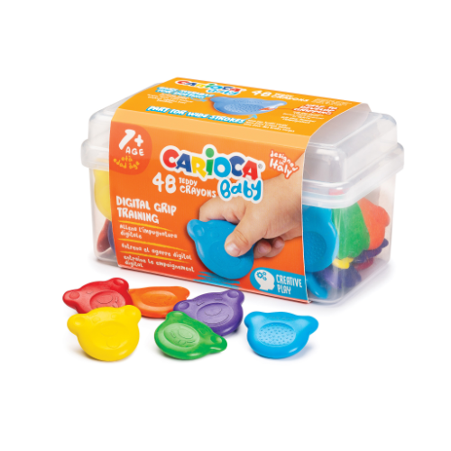 CRAYONES BABY X 48 TEDDY CARIOCA