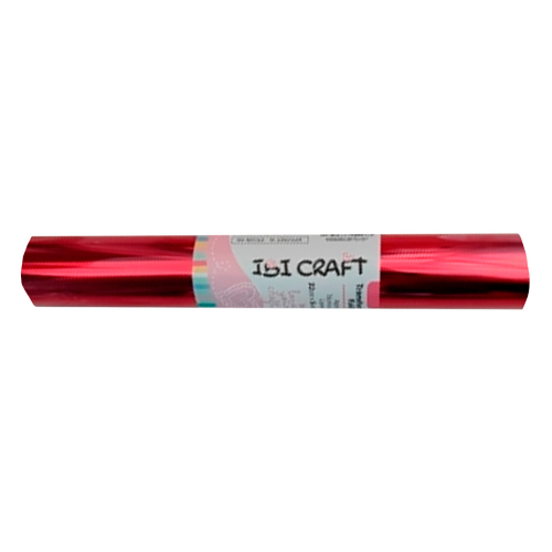 157284 FOIL ART PARA LAPIZ TERMICO 15CM X 3 MTS ROJO IBI - Imagen 1