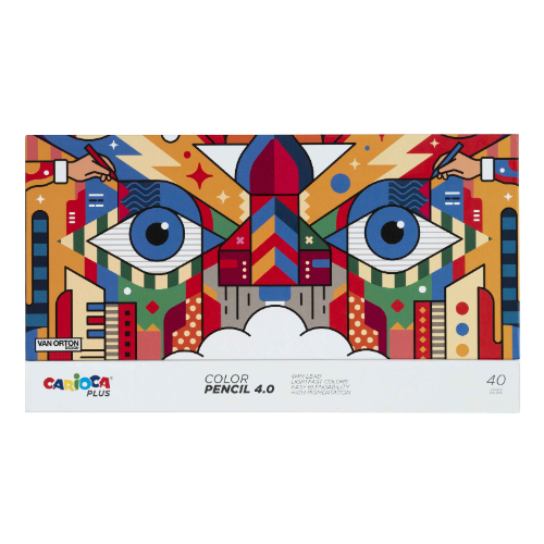 LAPIZ COLOR X 40 UNIDADES 4.0 PREMIUM CARIOCA PLUS