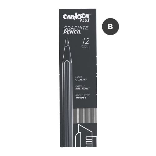 157592 LAPIZ NEGRO B X UNIDAD CARIOCA PLUS - Imagen 1