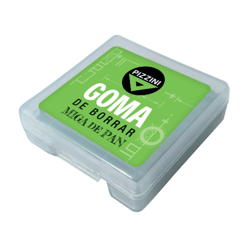 GOMA MIGA DE PAN CON ESTUCHE MOLDEABLE X UNIDAD PIZZINI