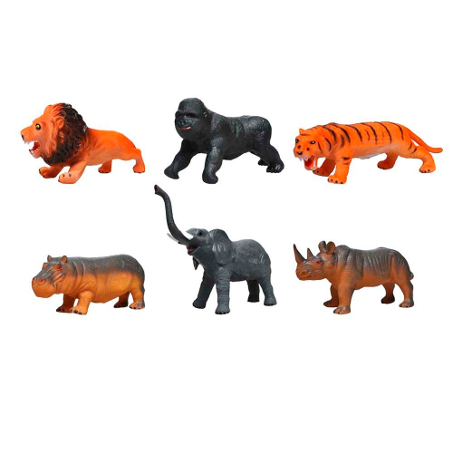 157814 ANIMALES SALVAJES 6 DISEÑOS 22CM - Imagen 1