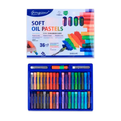 157848 OLEO PASTEL PROFESIONAL X 36 UNIDADES MANGO SUJETADOR GIORGIONE - Imagen 1