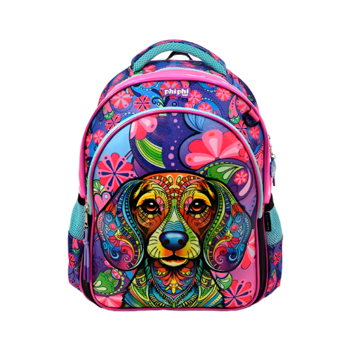 158007 MOCHILA ESPALDA 16 PULGADAS MANDALA DOG PHI PHI BAGS - Imagen 1