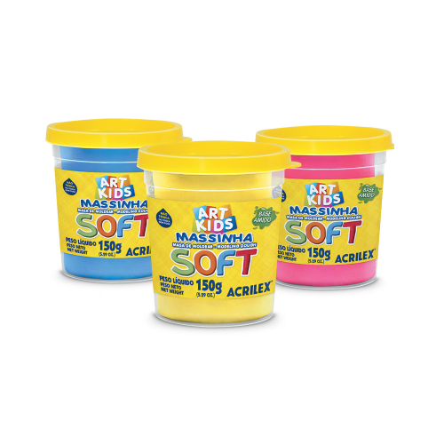 MASA DE MODELAR SOFT X 150 GR BLANCO NIEVE ACRILEX