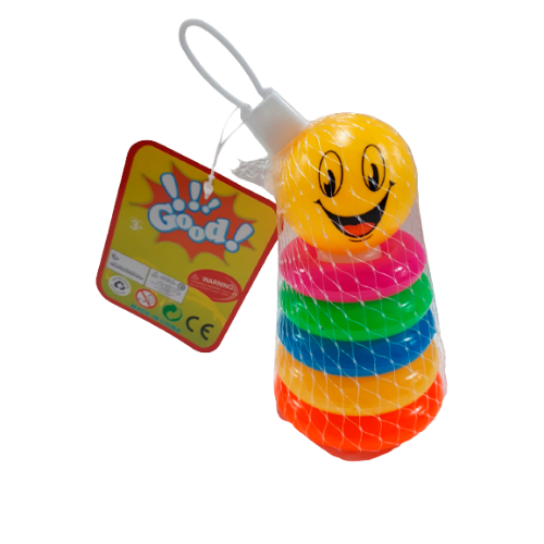 158466 JUEGOS DE AROS EMOJI 12X8X8CM - DSC - Imagen 1