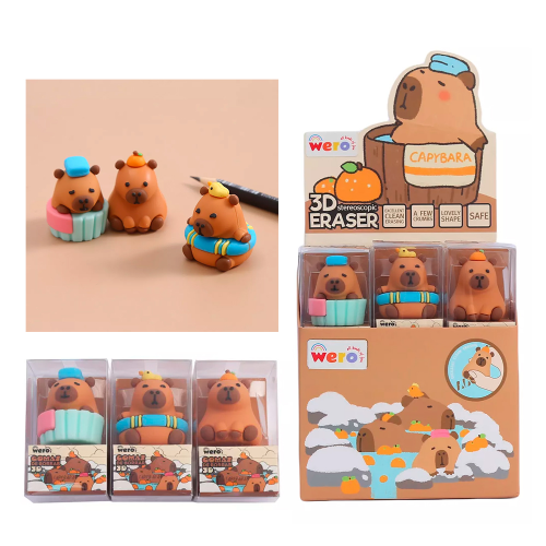 158754 GOMA BORRAR 3D CARPINCHO - Imagen 1