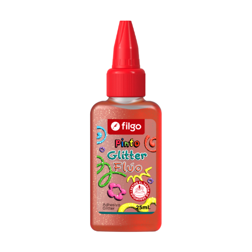 ADHESIVO GLITTER FLUO X 25 ML X UNIDAD FILGO
