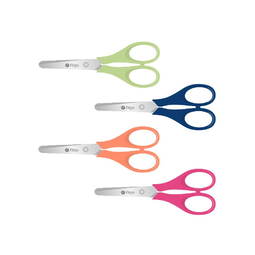 TIJERA 12 CM PINTO ESCOLAR BLISTER X UNIDAD FILGO