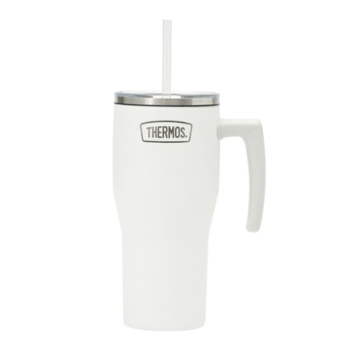 159073 VASO TERMICO CON ASA CLASSIC 850 ML BLANCO - Imagen 1