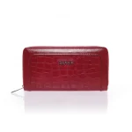 BILLETERA GRANDE DE CROCO CON LOGO METAL - Imagen 3
