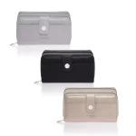 BILLETERA GRANDE DE PU CON DOBLE COMPARTIMIENTO