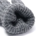 GUANTE MUJER CON PUÑO NEGRO-GRIS-LILA DSC - Imagen 3