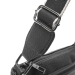 BANDOLERA BRIGHTON TRES CIERRES NEGRO DSC - Imagen 3