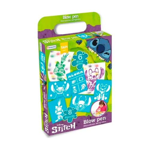 160097 SET STENCILS CON BLOW PEN STITCH - Imagen 1