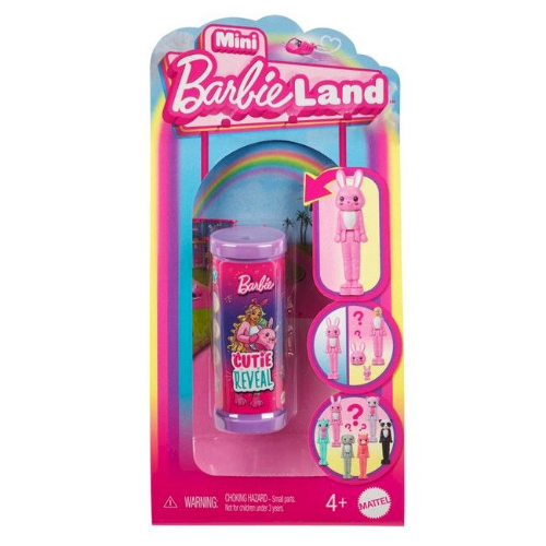 160212 MUÑECA BARBIE MINI BARBIELAND CUTIE REVEAL DOLL AND PET - Imagen 1