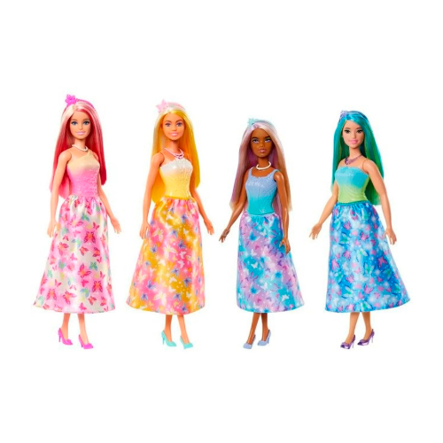 160220 MUÑECA BARBIE PRINCESAS CON FALDA - Imagen 1