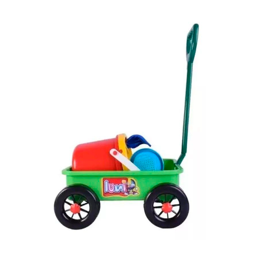 160598 CARRO PLAYERO CON ACCESORIOS 6 PIEZAS - Imagen 1