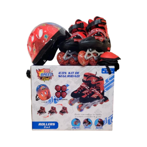161345 ROLLER GO SPEED 3 EN 1 CON RUEDAS INTERCAMBIABLES Y LUCES - DSC - Imagen 1