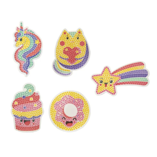 161521 PINTURA EN DIAMANTES MAGNETIC STICKER 10X8 CM MUFFINS ASB - Imagen 1