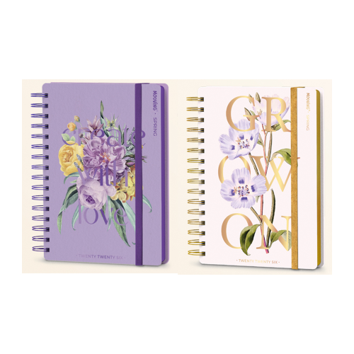 161634 AGENDA 15X21 DIA X PAGINA SPRING AÑO 2026 MOOVING - Imagen 1