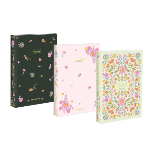 161924 AGENDA 15X21 DREAMER KIT AGENDA PERPETUA + SKETCHBOOK + BULLET AÑO 2026 - Imagen 1