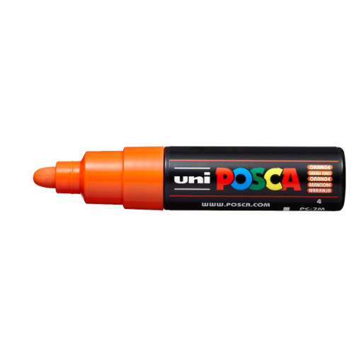 162174 MARCADOR 7MM PUNTA GRUESA NARANJA NA - Imagen 1