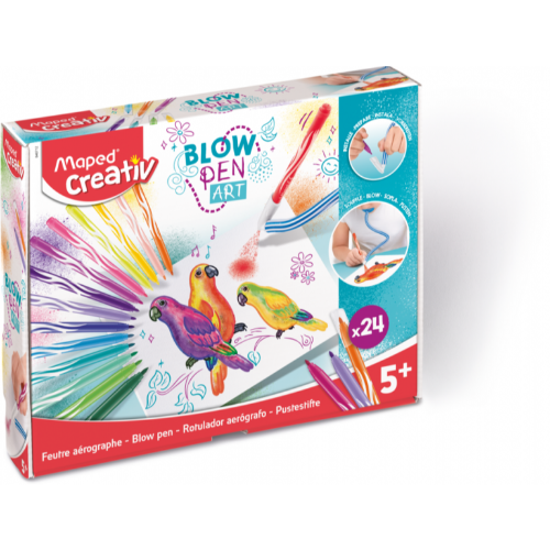 162237 BLOW PEN SET ARTISTICO X 24 COLORES MAPED - Imagen 1