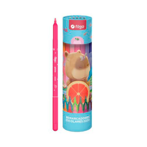 MARCADOR PINTO 2220 FANTASIA CAPYBARA X 20 UNIDADES FILGO
