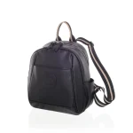 MOCHILA LINES CON CORREA BICOLOR NEGRA - Imagen 3