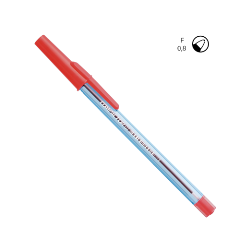 BOLIGRAFO FINO PUNTA 0.7 ROJO X UNIDAD COMPACTOR