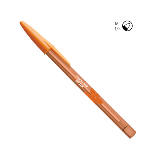 BOLIGRAFO COLOR 1.0 NARANJA X UNIDAD COMPACTOR