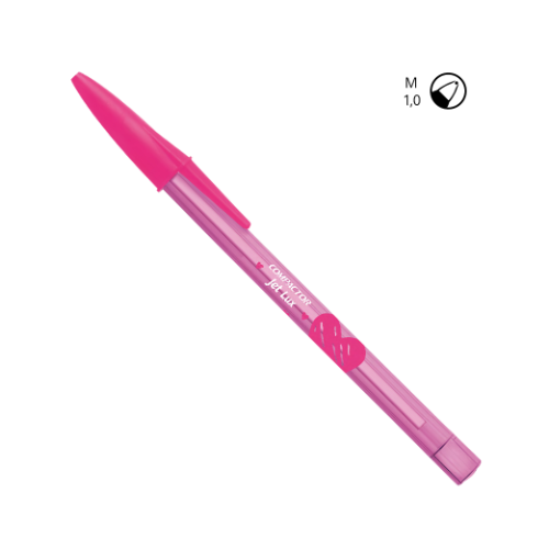BOLIGRAFO COLOR 1.0 FUCSIA X UNIDAD COMPACTOR