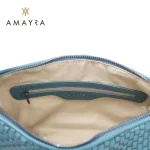 CARTERA DOBLE CORREA AZUL - Imagen 3