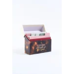 FICHERO 15.6X11.2 CM 5 JUEGOS DE TARJETAS + 20 HOJAS X COLOR MINIMAL FW