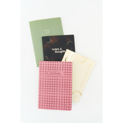 163212 CUADERNO 14X21 SET X 4 X 32 HOJAS 80 GR MINIMAL FW - Imagen 1