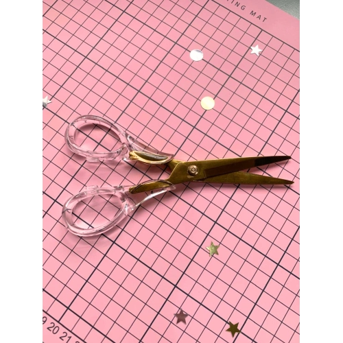 TIJERA DE PRECISIÓN 16 CM MANGO CRISTAL IBICRAFT