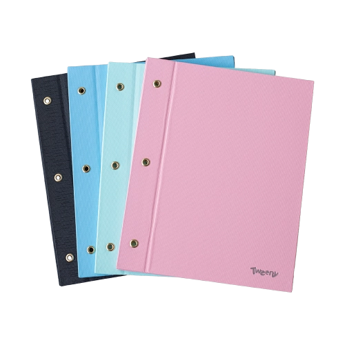 163547 CARPETA N°3 FORRADA PVC NEGRO IBI - Imagen 1