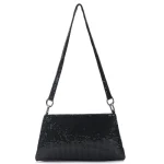 CARTERA MALLA METALICA CON CORREA DESMONTABLE NEGRO