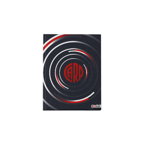 163662-2 CUADERNO 16X21 TAPA DURA COSIDO X 48 HOJAS RAYADO RIVER PLATE MOOVING - Imagen 1
