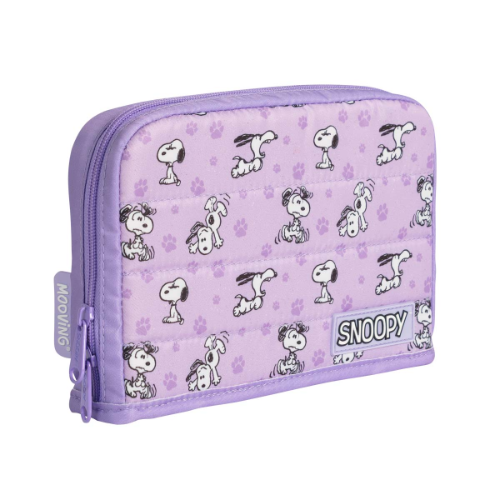 163706 CARTUCHERA SLIM SNOOPY MOOVING - Imagen 1