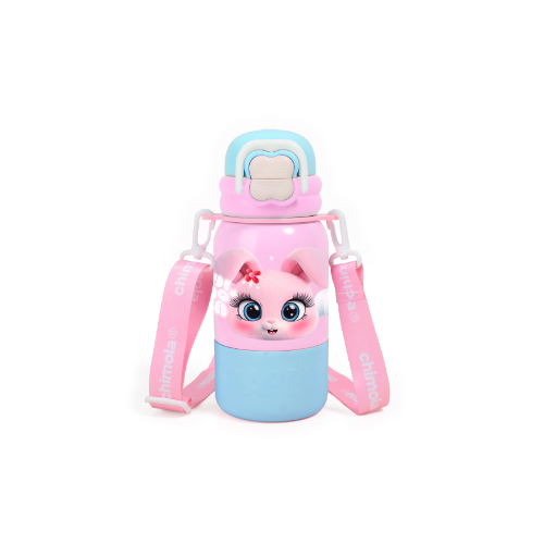 163918 BOTELLA TERMICA CON CORREA Y BASE DESMONTABLE BUNNY - Imagen 1